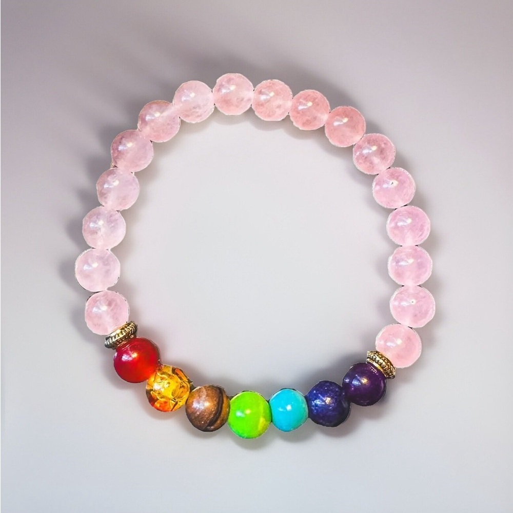 New Rose Quartz Chakra Balance Bracelet • Bring Love into Your Life and Heal 💔